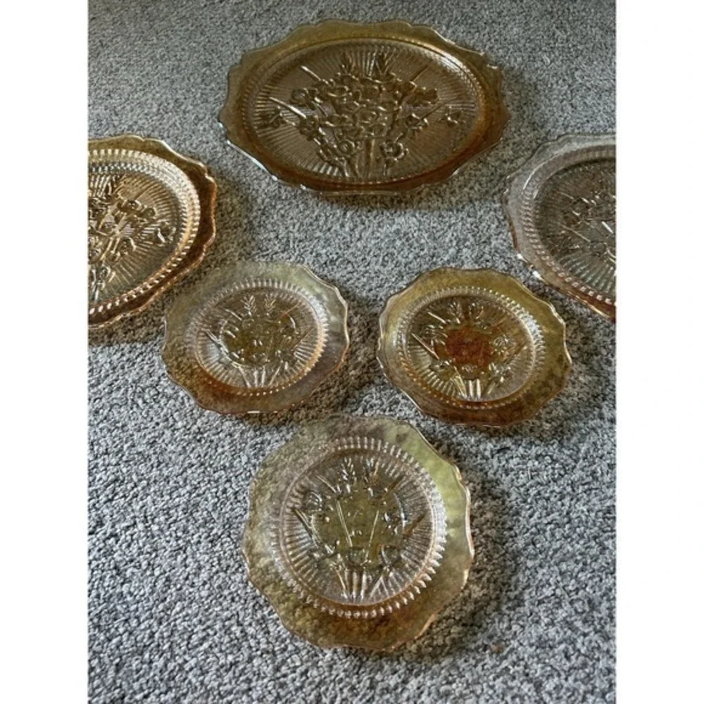 6-PC Iris Herringbone‎ Plate Set 5.5